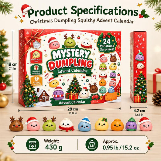 Christmas Mini Squishies - 24 day Advent Calendar